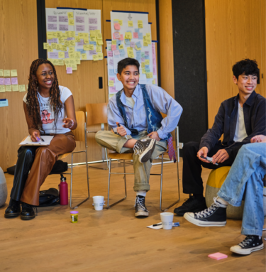 We’ve summarised the top takeaways from the conversation between young people, designers, and change-makers about the future, co-design and creativity. image 1